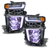 Oracle 20-21 Chevy Silverado HD 2500RGB Headlight Demon Eye Kit - w/o Controller
