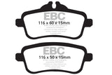 Plaquettes de frein arrière EBC 14+ Mercedes-Benz CLA45 AMG 2.0 Turbo Yellowstuff