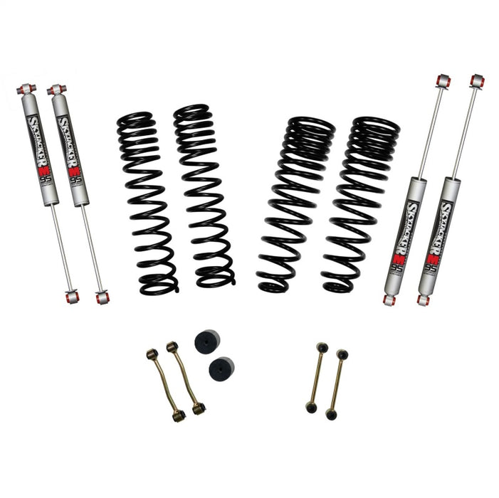 Kit de suspension surélevée Skyjacker 2020 Jeep Gladiator JT Non Rubicon 2,5 pouces avant 1,5 pouces arrière avec amortisseurs mono M95