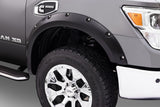 Bushwacker 16-18 Nissan Titan XD style poche Flares 4 pièces 78,0 po - Noir