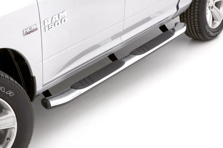 Barres de toit ovales courbées de 5 po pour Dodge Ram 1500 Crew Cab 09-15 (construites avant le 01/07/15) - Chrome