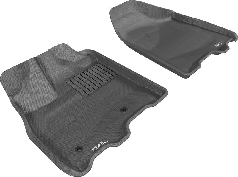 Tapis de sol 3D MAXpider 2013-2020 Toyota Sienna Kagu 1ère rangée - Noir