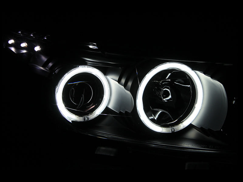 ANZO 2008-2010 Scion Xb Phares de projecteur avec halo noir