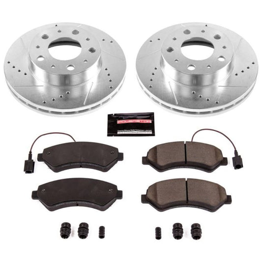 Power Stop 14-19 Ram ProMaster 1500 Front Z23 Evolution Sport Brake Kit