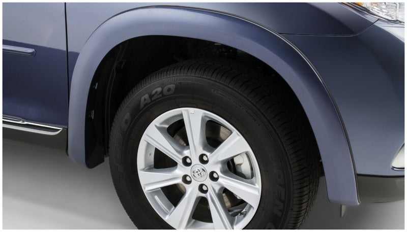 Élargisseurs de style d'origine pour Toyota Highlander Bushwacker 11-13, 4 pièces, excluant les modèles hybrides - Noir