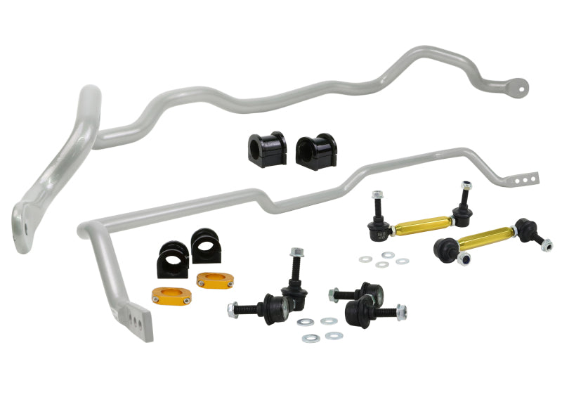 Kit de barres stabilisatrices avant et arrière Whiteline 03-06 Mitsubishi Lancer EVO / 05-06 EVO MR/RS avec arrière de 24 mm