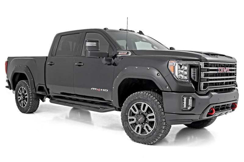 Élargisseurs d'ailes noirs à boulonner EGR 2020 GMC Sierra HD - Ensemble
