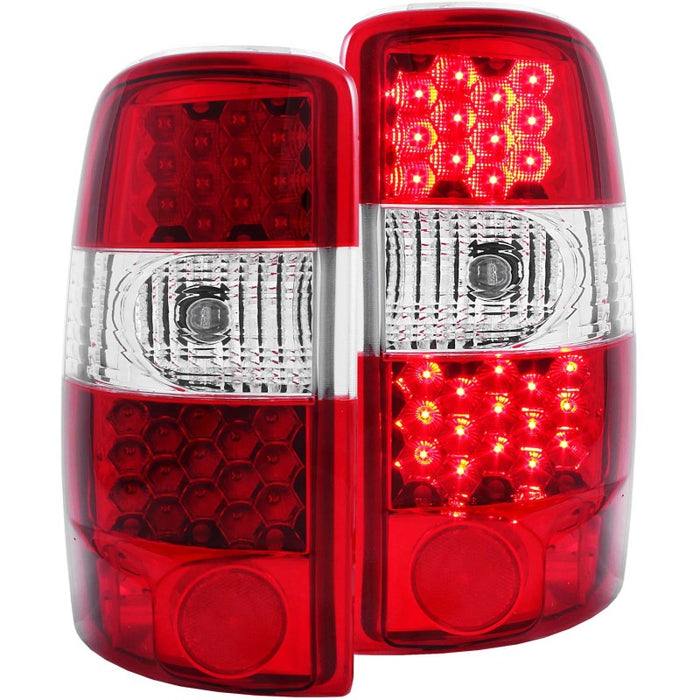 Feux arrière à LED ANZO 2000-2006 Chevrolet Suburban Rouge/Clair