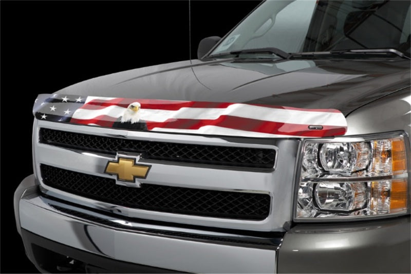 Protecteur de capot Vigilante Premium pour Chevrolet Silverado 1500 Stampede 2007-2013 - Drapeau