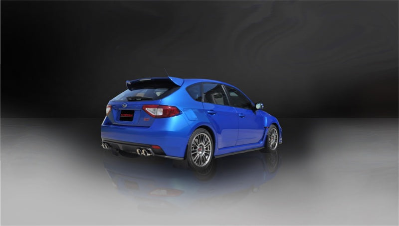 Corsa 08-13 Subaru Impreza Hatchback STI 2.5L Turbo Échappement sport poli manuel Cat-Back