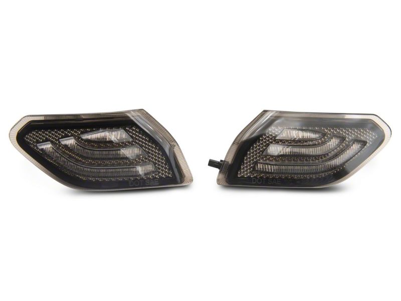 Feux de position latéraux à LED Raxiom 18-23 Jeep Wrangler JL Axial Series - Fumés