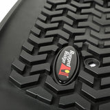 Revêtement de plancher avant Rugged Ridge noir pour Chevrolet / GMC Colorado / Canyon à cabine allongée 2015-2019