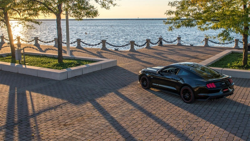 Échappement arrière de 3 pouces Corsa 15-16 Ford Mustang GT 5.0 avec embouts quadruples noirs (Sport)