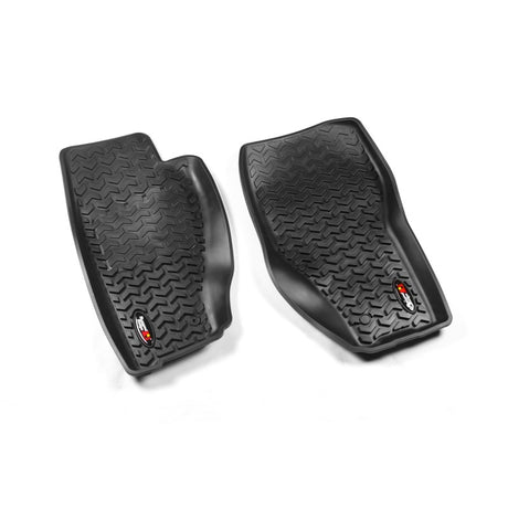 Revêtement de sol avant Rugged Ridge noir pour Jeep Liberty KK 2008-2013