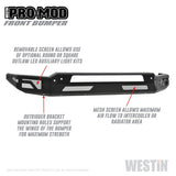 Pare-chocs avant Westin Pro-Mod 2010-2019 Dodge Ram 2500/3500 (ancien style de carrosserie)