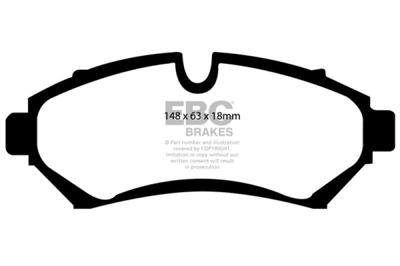 Plaquettes de frein avant EBC 98-04 Cadillac Seville 4.6 Ultimax2