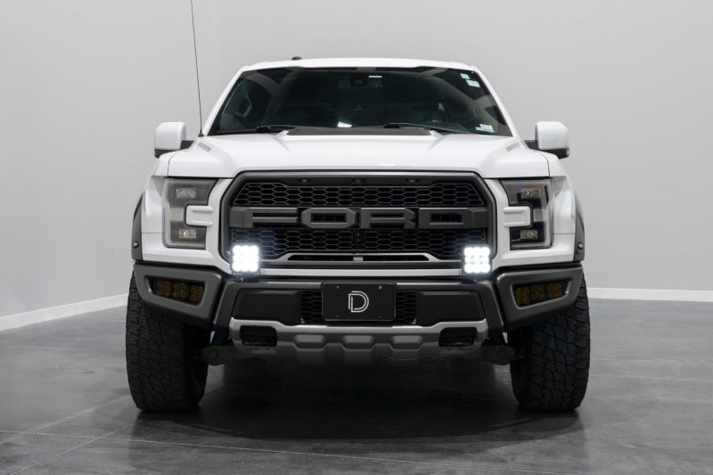 Kit d'éclairage LED pour pare-chocs Ford Raptor SS5 17-20 de Diode Dynamics - Conduite jaune sport
