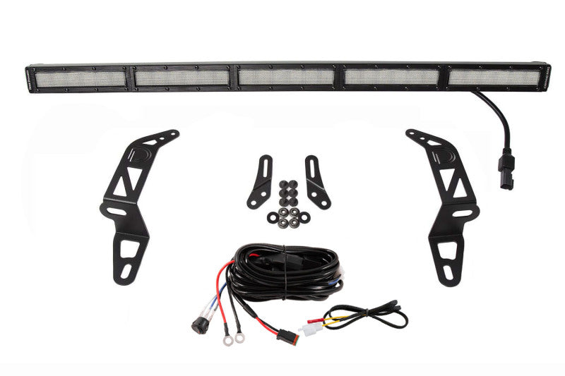 Kit de support de pare-chocs Diode Dynamics 18-21 Jeep JL Wrangler/Gladiator SS30 - Projecteur blanc (simple)