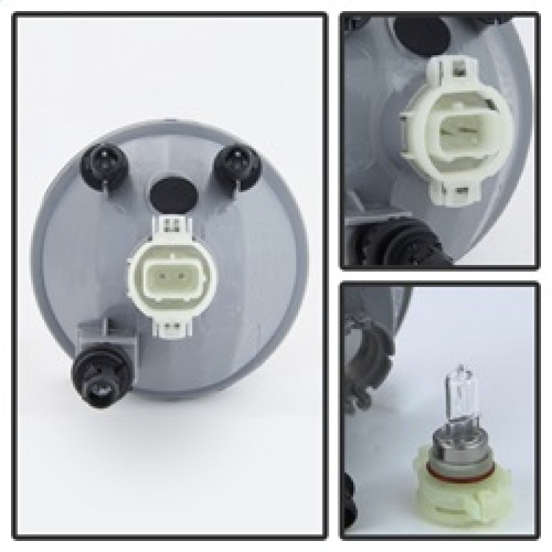 Spyder GMC Acaidia 07-12/Chevy Avalanche 07-13/Camaro 10-13Phares antibrouillard sans interrupteur - Fumé FL-CTAH07-SM