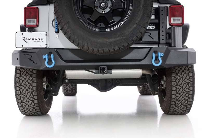 Porte-pneus Trail Guard pour Jeep Wrangler JK (y compris Unlimited) Rampage 07-18 - Noir