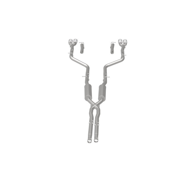 Cat-Back MagnaFlow, SS, 2,5 po, embout arrière divisé en quatre parties de 3,5 po, Dodge Challenger 2015, moteur V6 de 3,6 L