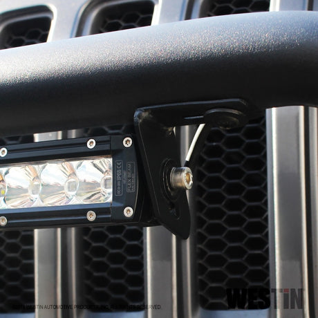 Pare-chocs avant pleine largeur Westin 18-19 Jeep Wrangler JL WJ2 avec pare-buffles noir texturé