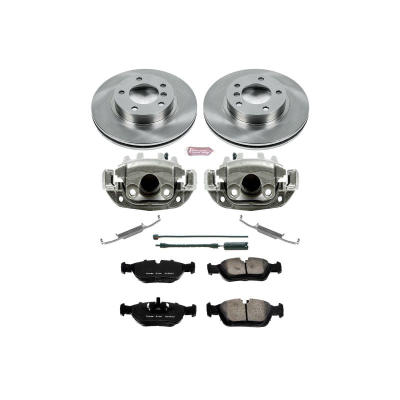 Kit de freins avant Power Stop Autospecialty avec étriers pour BMW 318i 92-98