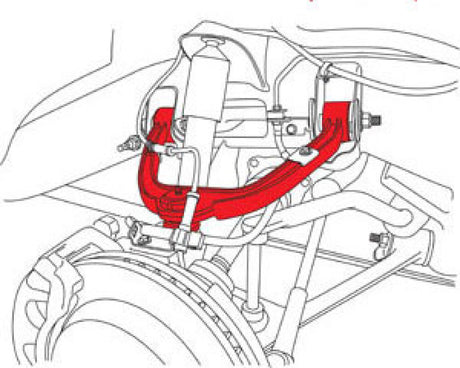 Bras de suspension avant SPC Performance pour camion/VUS GM (PR)