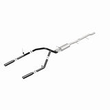 Cat-Back MagnaFlow SYS 3,5 pouces à embouts arrière divisés doubles noirs 10-13 Chevy Silverado / GMC Sierra 5,3 L