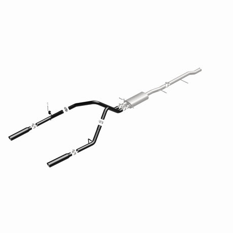 Cat-Back MagnaFlow SYS 3,5 pouces à embouts arrière divisés doubles noirs 10-13 Chevy Silverado / GMC Sierra 5,3 L