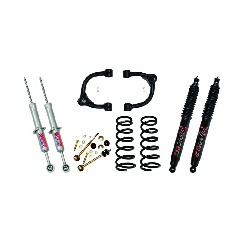 Skyjacker 3in Upper A-Arm Kit w/ Performance Struts Rear Coils & Black MAX Shocks