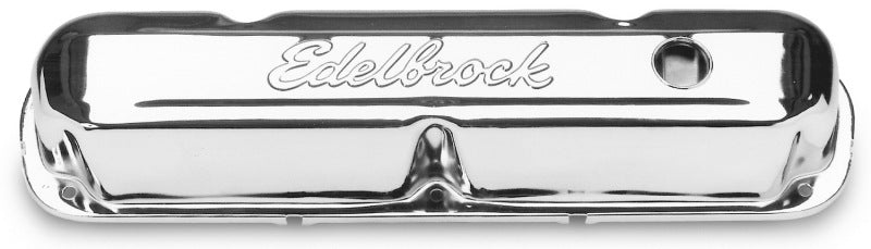 Couvercle de soupape Edelbrock Signature Series Chrysler 1965-1991 318-340-360 CI V8 Chrome