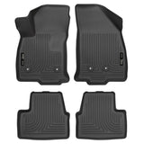 Revêtements de sol noirs Husky Liners 2016 Chevrolet Volt WeatherBeater Combo