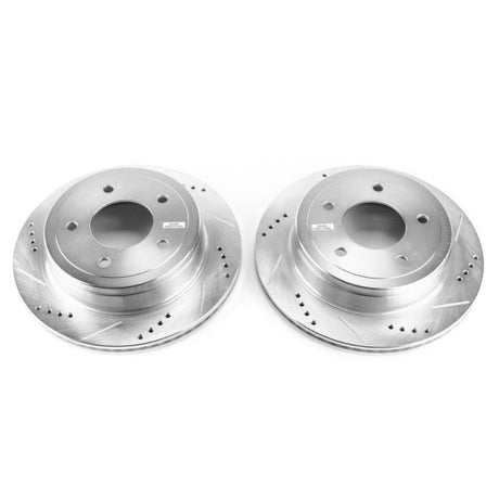 Disques de frein arrière Power Stop 04-07 Ford E-150 Evolution percés et fendus - Paire
