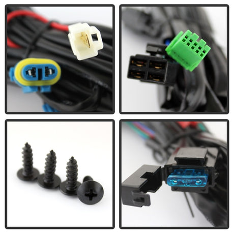 Feux antibrouillard OEM Spyder Toyota Tundra 2014+ avec interrupteur - Fumé FL-CL-TTU14-SM