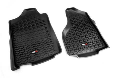 Revêtement de plancher avant Rugged Ridge noir pour Ford F-250/F-350 standard/étendu 2012-2016