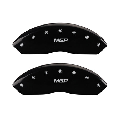 MGP 4 Caliper Covers Engraved Front RAM Engraved Rear RAMHEAD Black finish silver ch