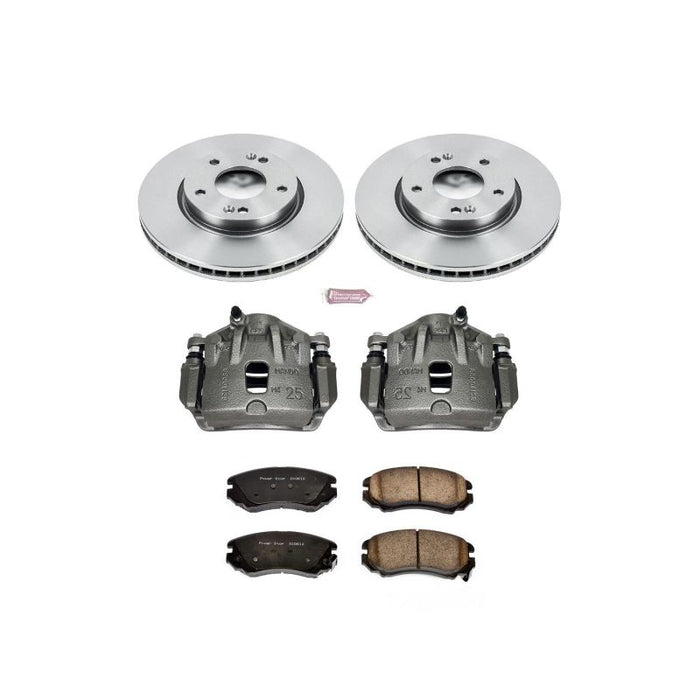 Kit de freins avant Power Stop Autospecialty avec étriers pour Hyundai Sonata 06-10