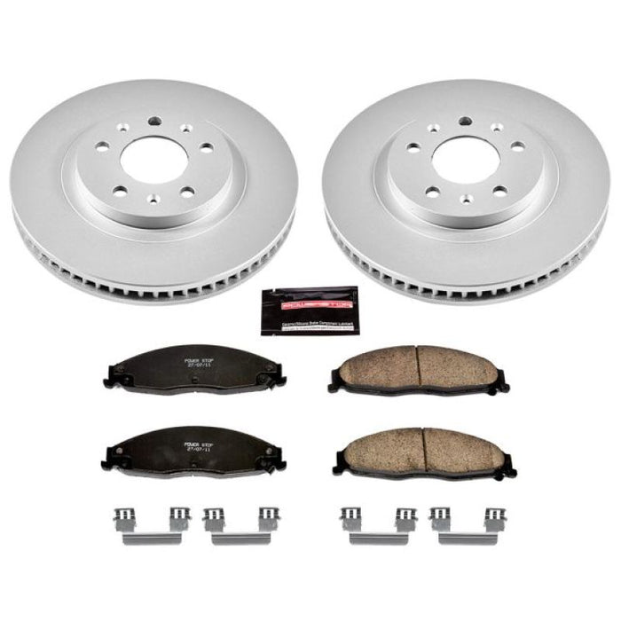 Kit de freins Power Stop 03-07 Cadillac CTS avant Z17 Evolution Geomet avec revêtement