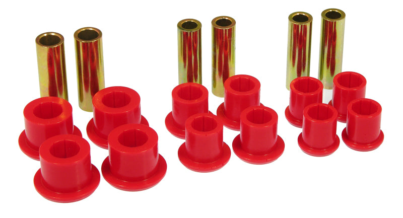 Bagues de ressort à lames arrière Prothane 97-04 Ford F150/250 2/4wd - Rouge