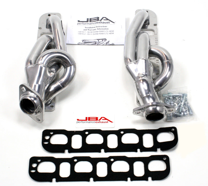 JBA 09-19 RAM 5.7L HEMI 1-5/8in Primary Silver Ctd Cat4Ward Header