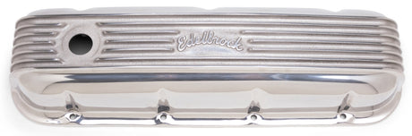 Couvercle de soupape Edelbrock Classic Series Chevrolet 1965 et plus tard 396-502 V8 poli