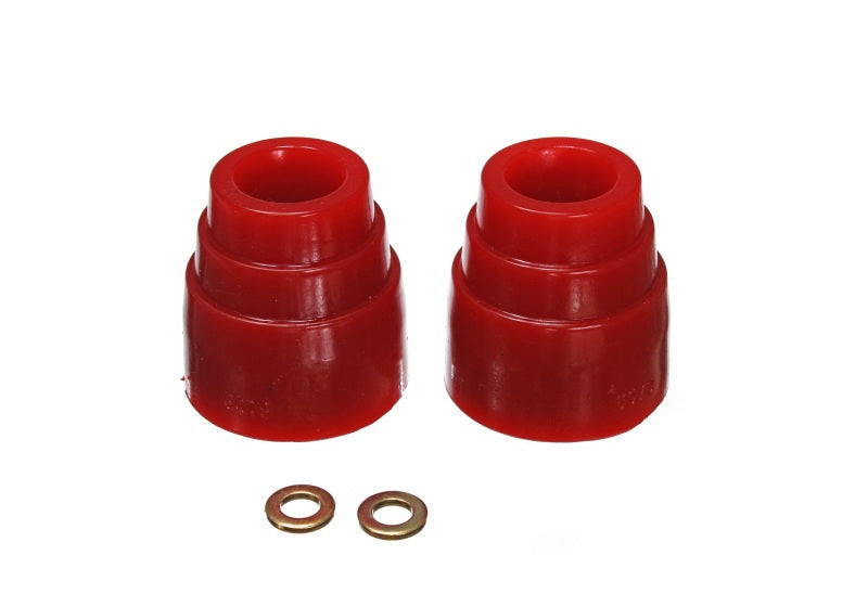 Butée de suspension universelle Energy Suspension 2-1/2" de haut - Rouge