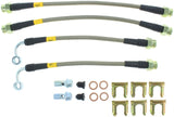 Conduites de frein arrière en acier inoxydable StopTech 05-06 LGT (kit de 4 conduites)