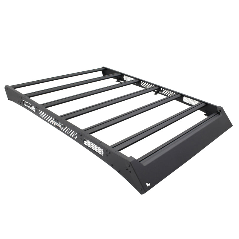 Barres de toit à profil bas Go Rhino 16-23 pour Toyota Tacoma DC Ceros - Tex. Blk