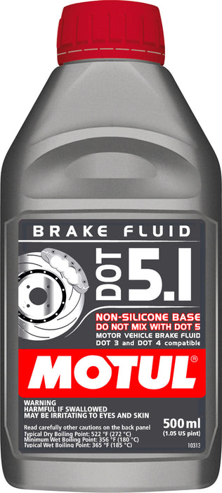 Liquide de frein Motul 1/2L DOT 5.1