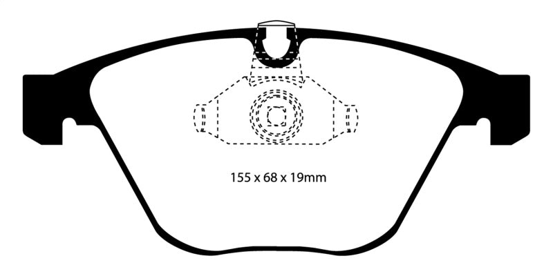 Plaquettes de frein avant EBC 08-10 pour BMW M3 4.0 (E90) Yellowstuff