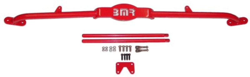 BMR 82-82 3rd Gen F-Body w/ TPI 3 Point Mount Strut Tower Brace - Red BMR Suspension
