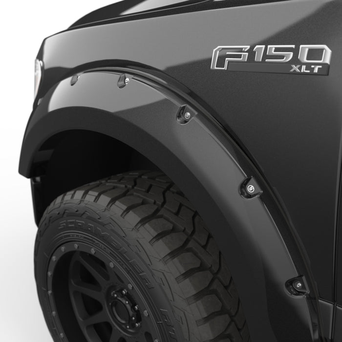 Élargisseurs d'ailes boulonnés EGR 2018 pour Ford F150 - Ensemble - Shadow Black