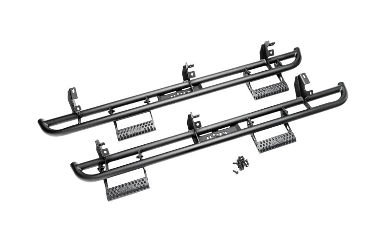 Système de marchepied N-Fab 21-22 pour Ford Bronco 2 portes à essence SRW RKR - Roue à roue - 1,75 po - Tex. Noir